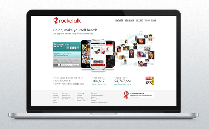 Rocketalk Home Page